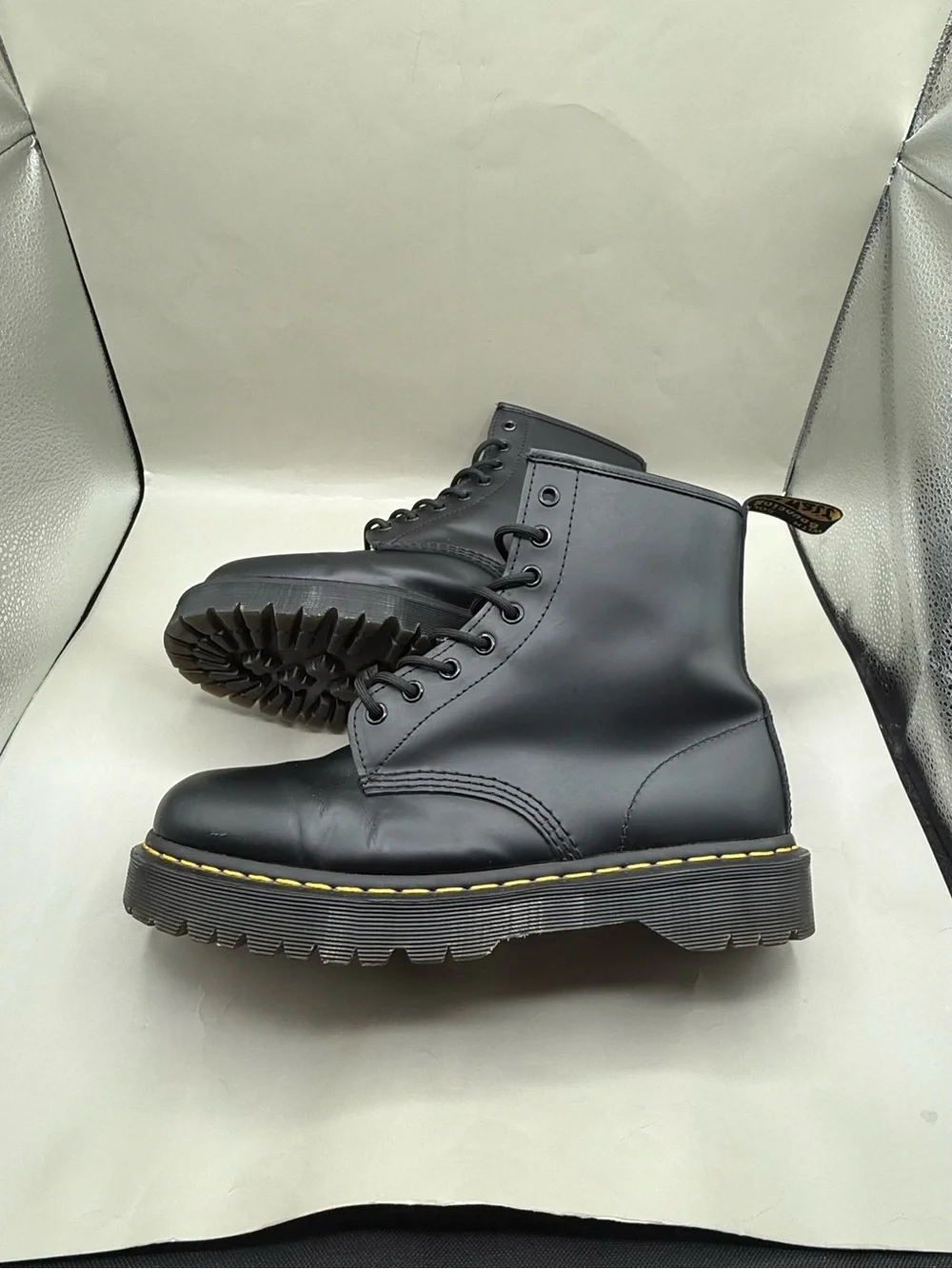 Dr. Martens 1460 Bex Smooth Leather Boot Black Vintage Smooth Men Size 11 Clean